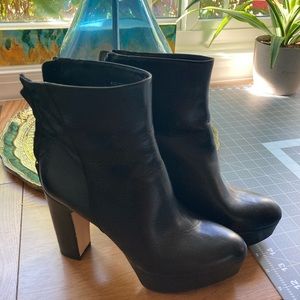 Black Zara Heeled Boots